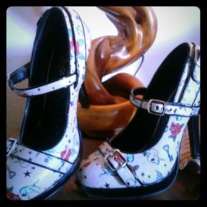 Mary Jane Sweet Sailor Pin Up Girl Heels